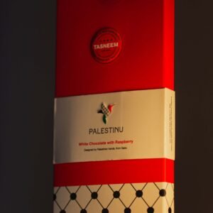 Palestinu White Chocolate with Raspberry fruit